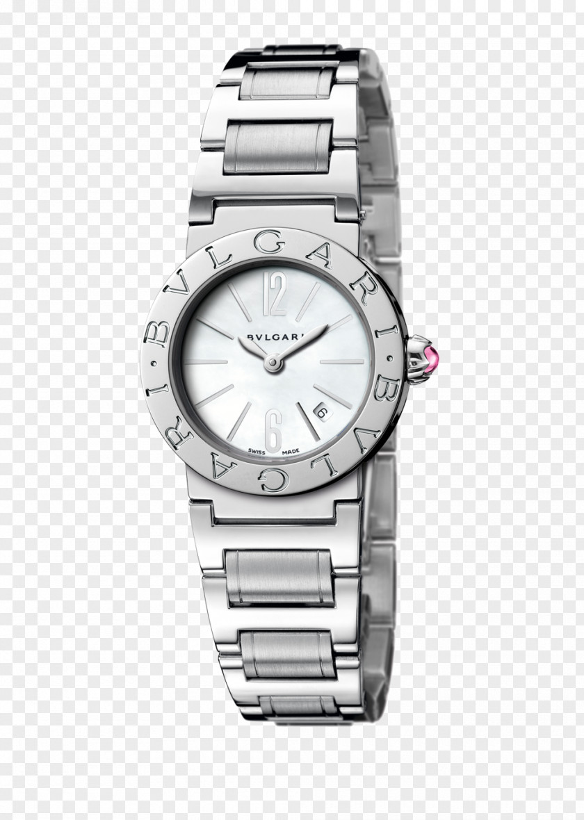 Silver Watches Bulgari Female Form Watch Jewellery Luxury Goods Quartz Clock PNG