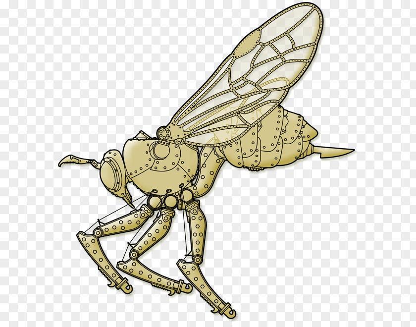 Bee Honey Hornet Steampunk Wasp PNG