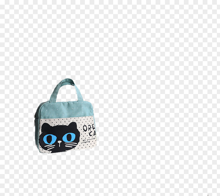 Cat Mummy Package Handbag Messenger Bag Brand Turquoise Pattern PNG