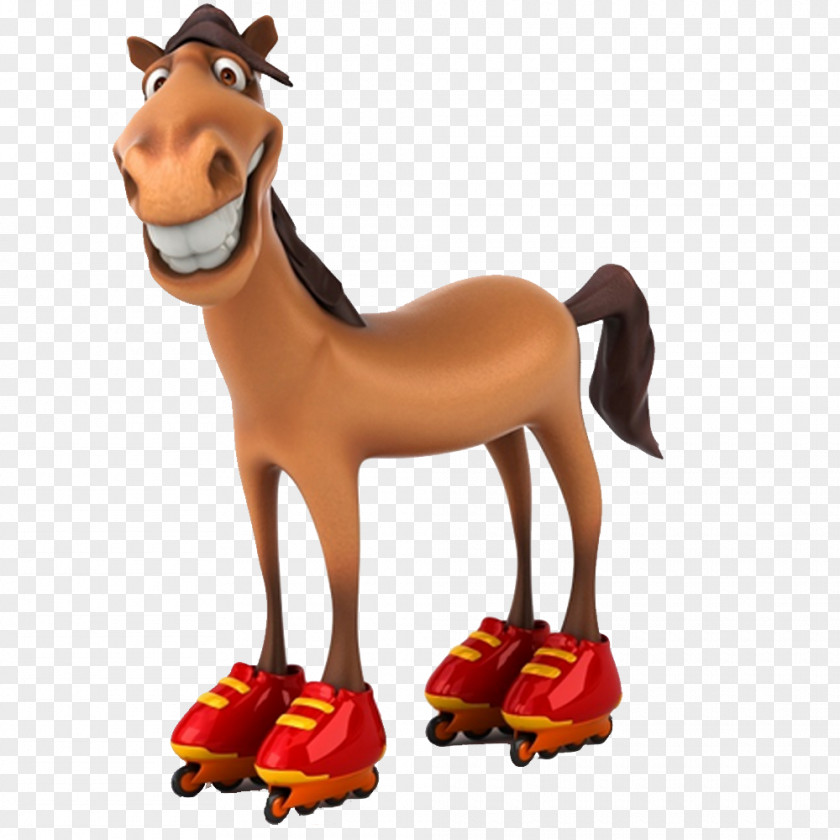 Cute 3D Cartoon Horse Pictures Stock Photography Royalty-free Illustration PNG