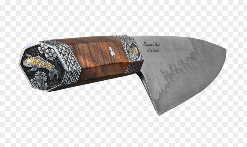 Damascus Steel Hunting & Survival Knives Knife Kitchen Utility Blade PNG