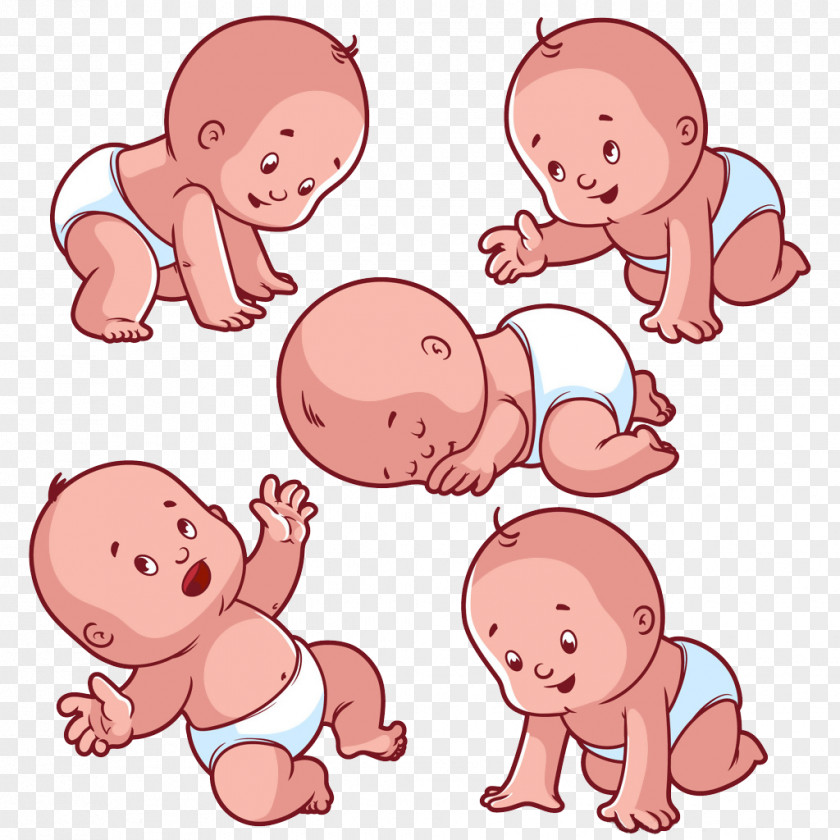 Doll Diaper Crawling Infant Vector Graphics Child PNG