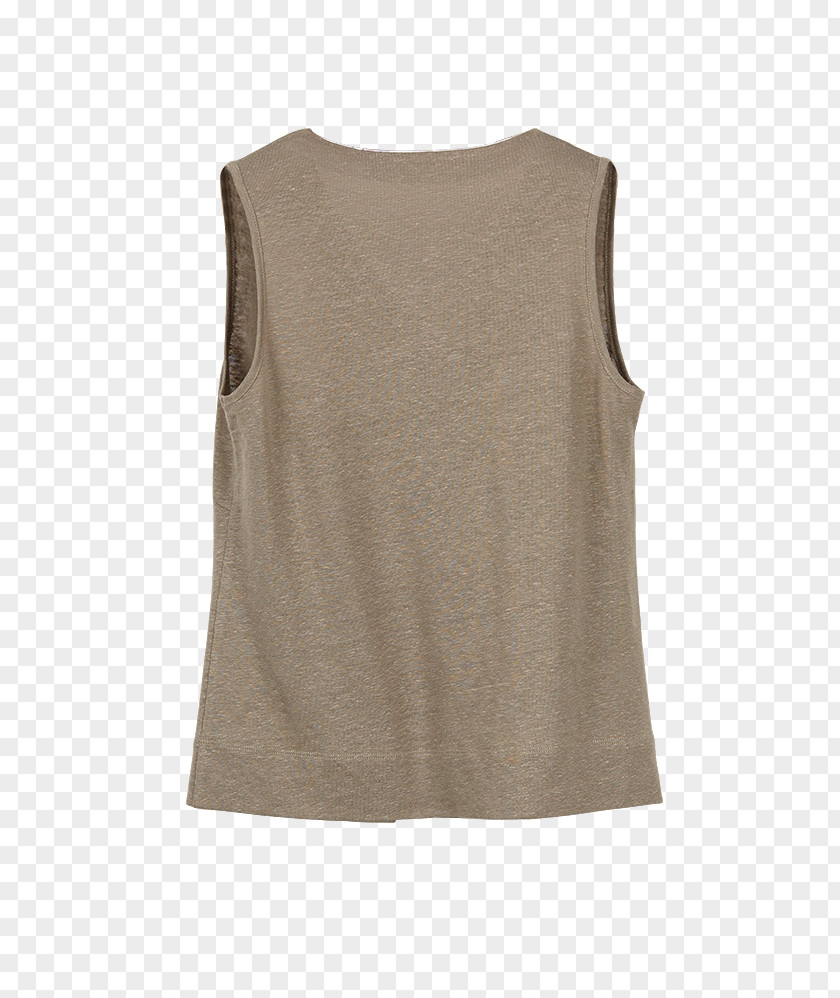 Dress Sleeveless Shirt Shoulder Khaki PNG