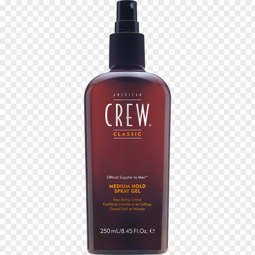 Hair Lotion American Crew GROOMING SPRAY Medium Hold Spray Gel PNG