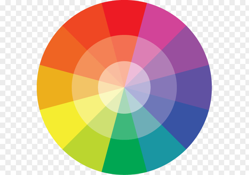 Laborious Color Wheel Palette Yellow PNG