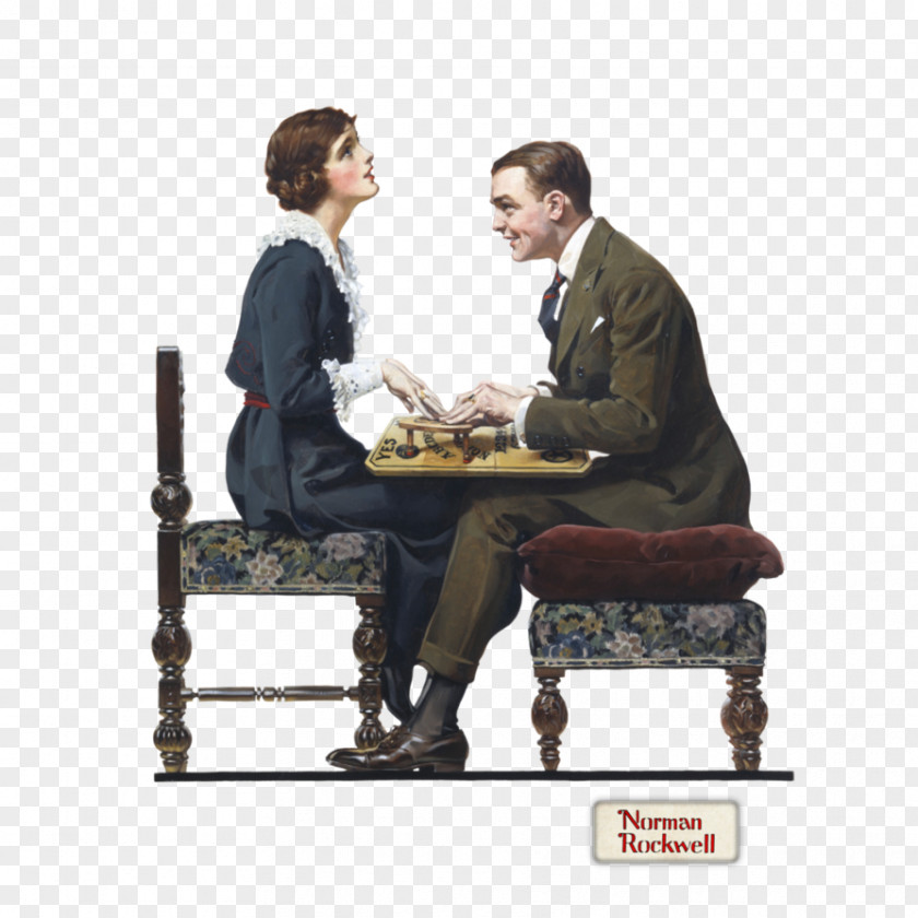Painting Saturday Evening Post Norman Rockwell Paintings Ouija PNG