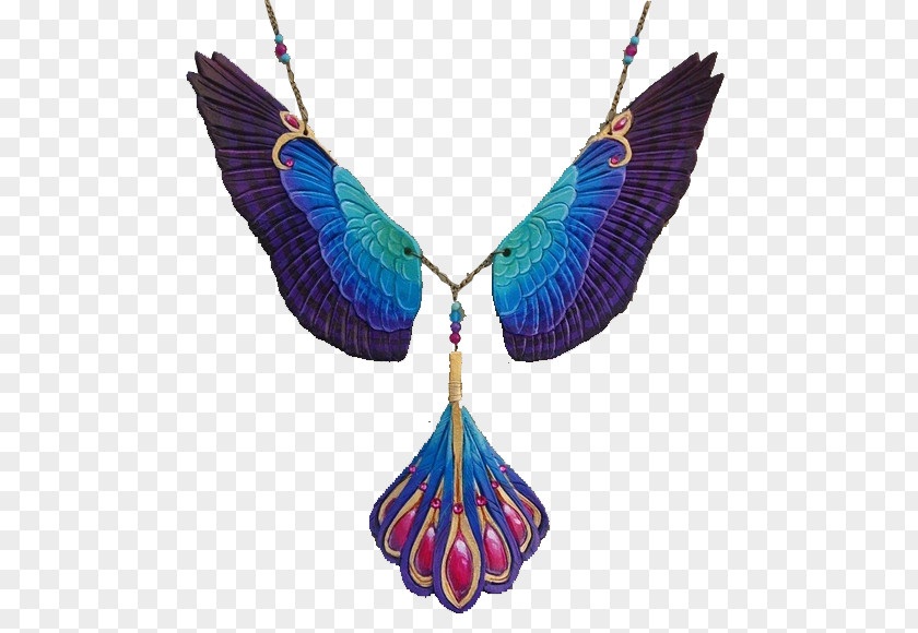 Wings Necklace PNG