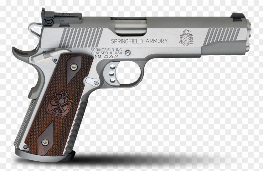 .45 ACP Springfield Armory M1911 Pistol Semi-automatic Automatic Colt PNG