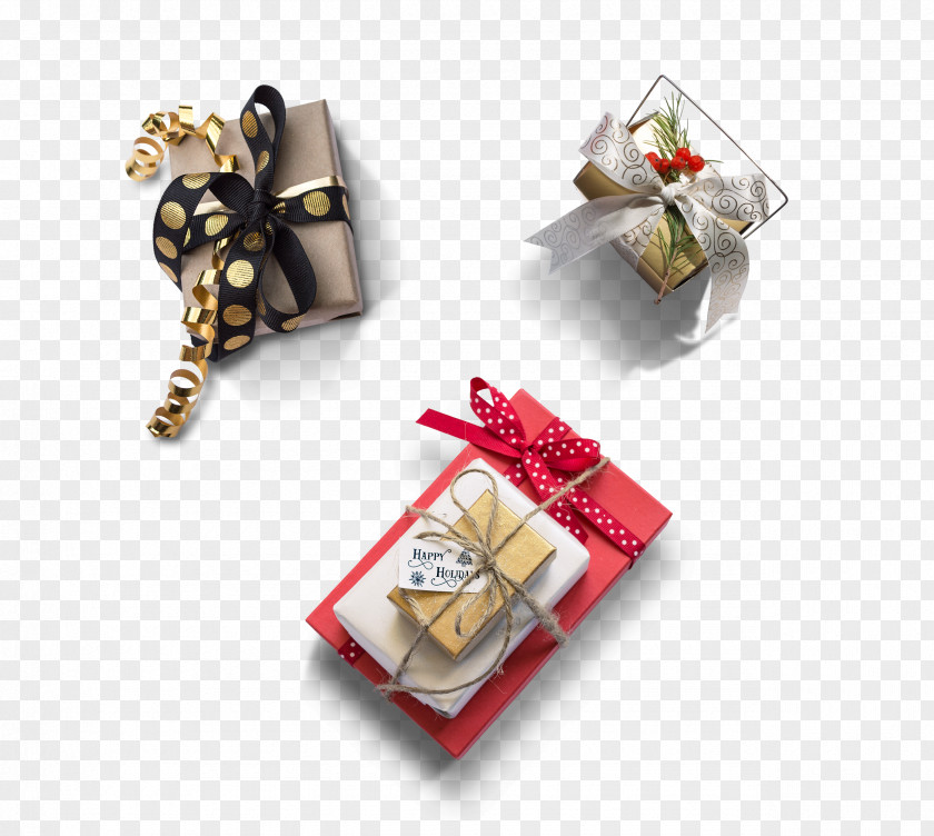 Christmas Gift Box Element 3 Mirror PNG