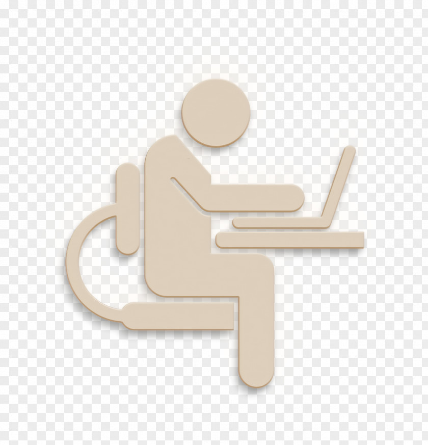 Computer Worker On Side View Icon Work Workers PNG