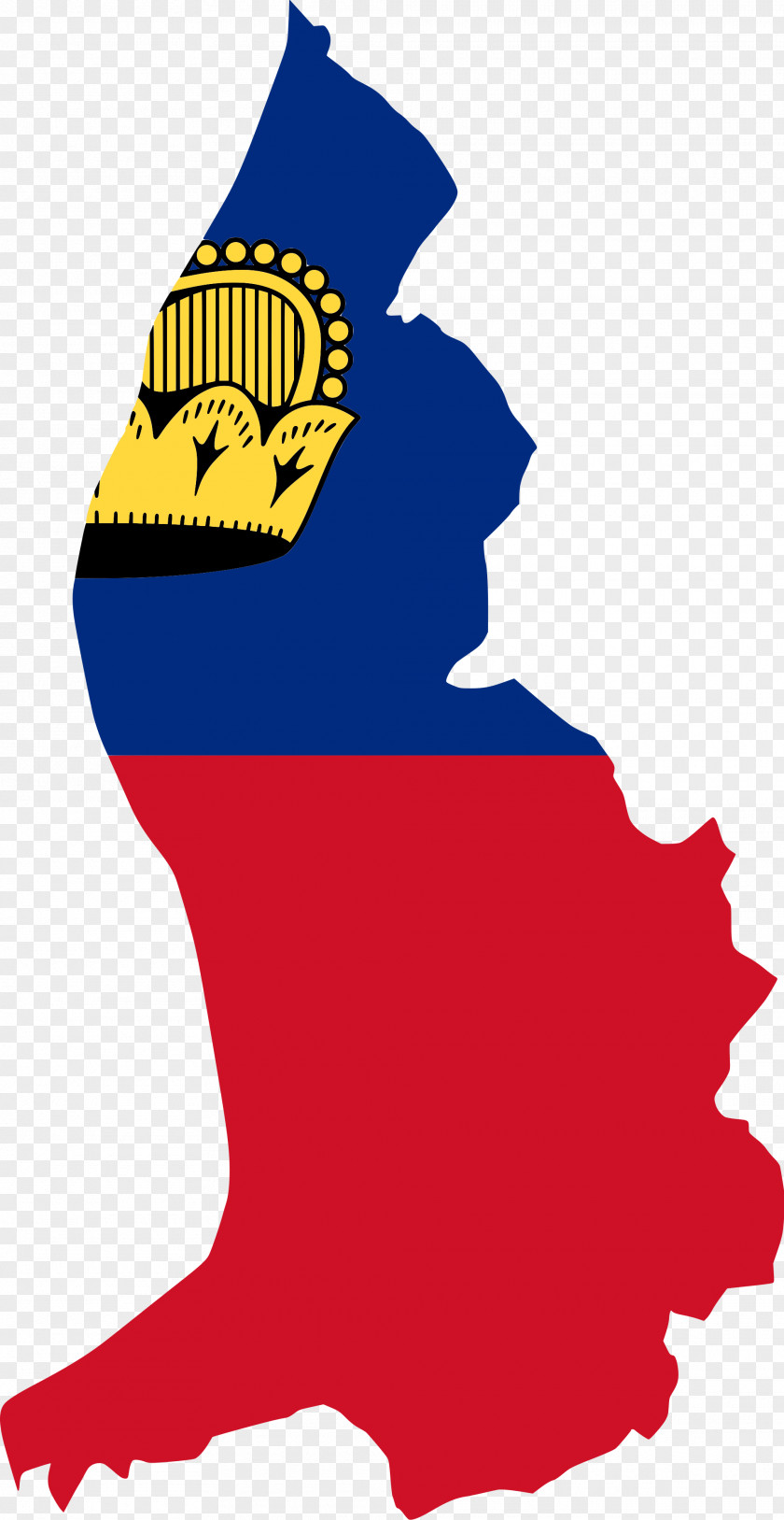 Flag Of Liechtenstein Triesen Blank Map PNG