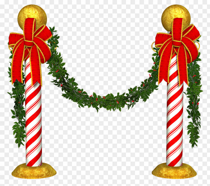 Garland Candy Cane Christmas Decoration Ornament Tree PNG
