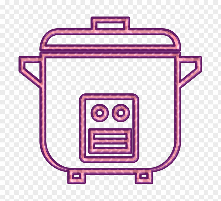 Ricecooker Icon Rice Appliance Cook Food PNG