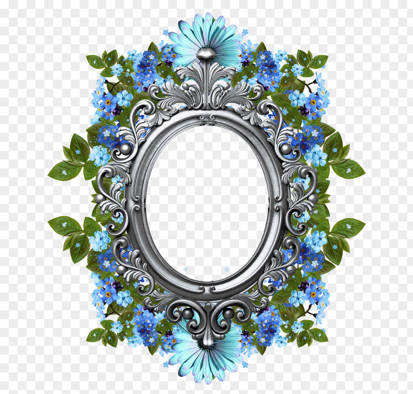 Spring Flower Whirlwind Picture Frames Clip Art PNG