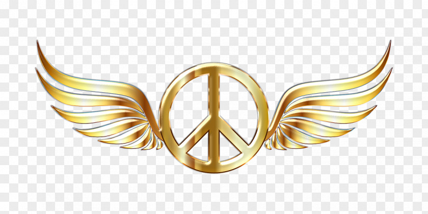 Symbol Peace Symbols World Gold PNG