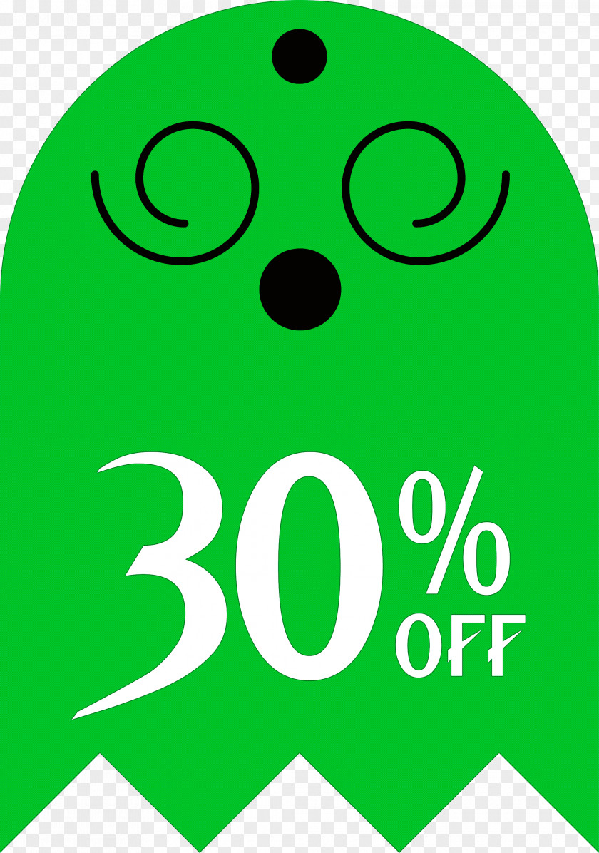 Halloween Discount 30% Off PNG