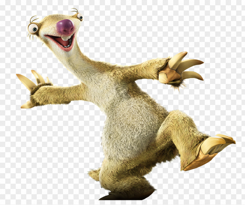 Ice Age Sid Scrat Sloth Character PNG
