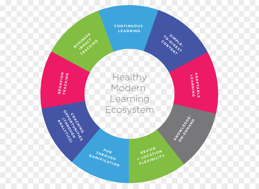 Modern Education Learning Environment Organization Ecosystem PNG