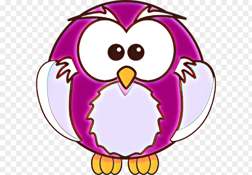 Pink Bird Cartoon Flightless Purple PNG