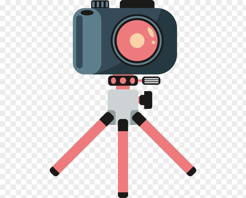 Red Camera Stroke Photography PNG