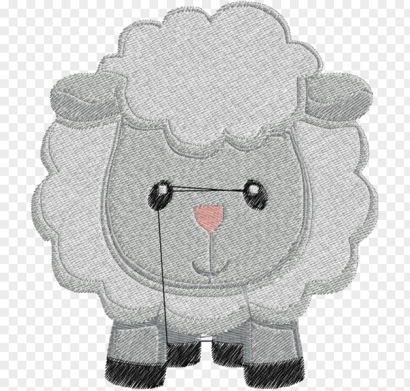 Sheep Embroidery Matrix Sewing Machines Pattern PNG