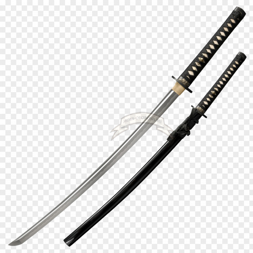 Swords Japanese Sword Katana Damascus Steel PNG