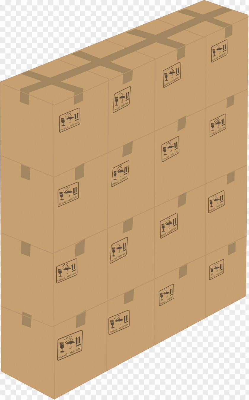Boxes Mover Cardboard Box Hand Truck Wall PNG