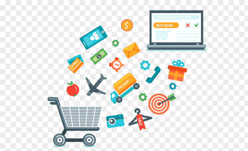 Computer Web Development Online Shopping Prezi E-commerce Template PNG