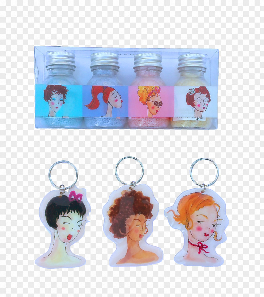 Glass Bottle Plastic Key Chains PNG