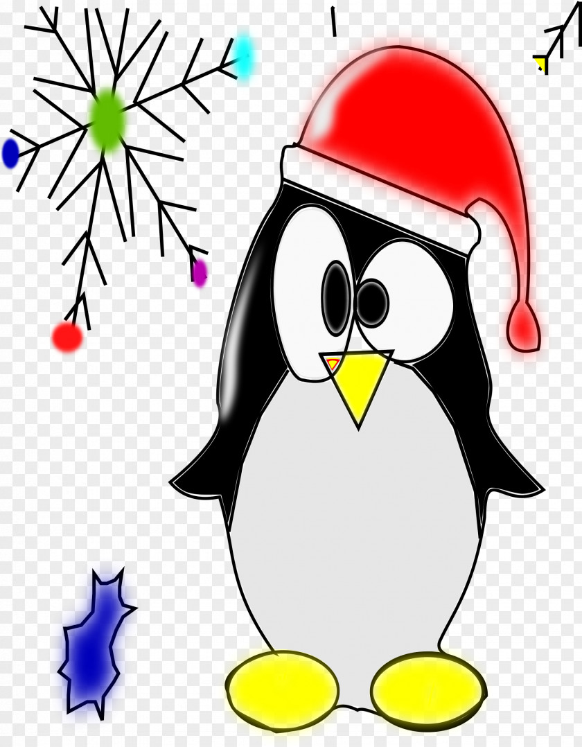 Penguin Christmas Tree Clip Art PNG