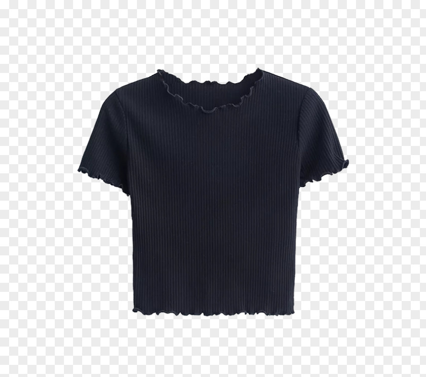 T-shirt Sleeve Blouse Crop Top PNG