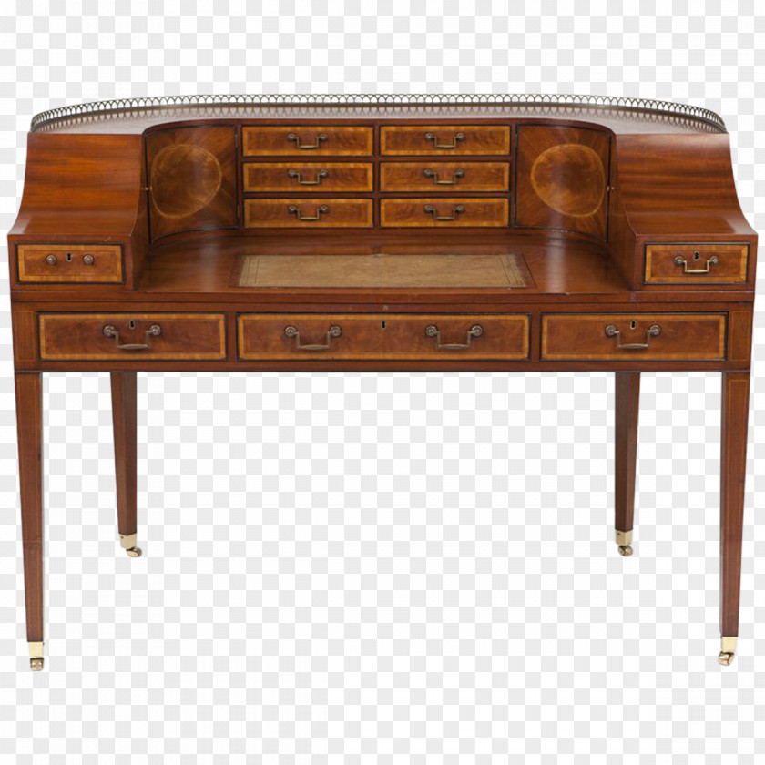 Antique Tables Desk Wood Stain PNG