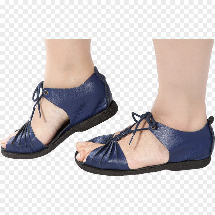 Sandal Shoe Cobalt Blue Clothing PNG