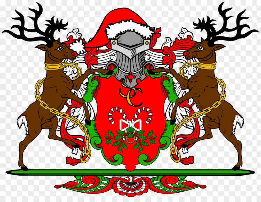 Santa Claus Takes The Bell Reindeer Christmas Ornament Cattle Clip Art PNG