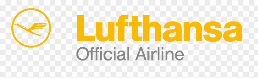 Special Date Logo Lufthansa Brand Product Design Yellow PNG