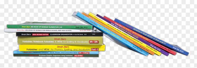 Stacked Books Office Supplies Plastic Line PNG