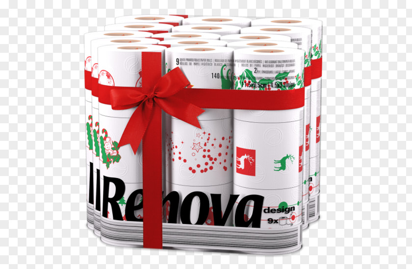 Toilet Paper Renova Facial Tissues Christmas PNG