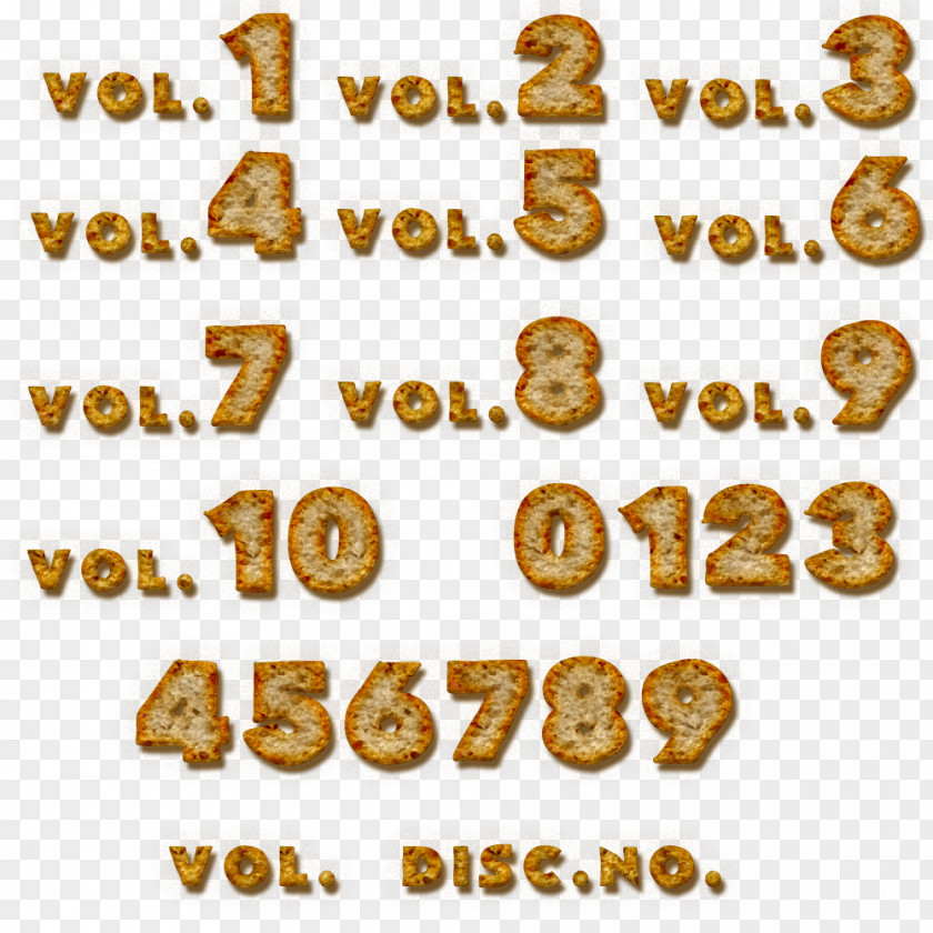 Gold Material 01504 Body Jewellery Font PNG