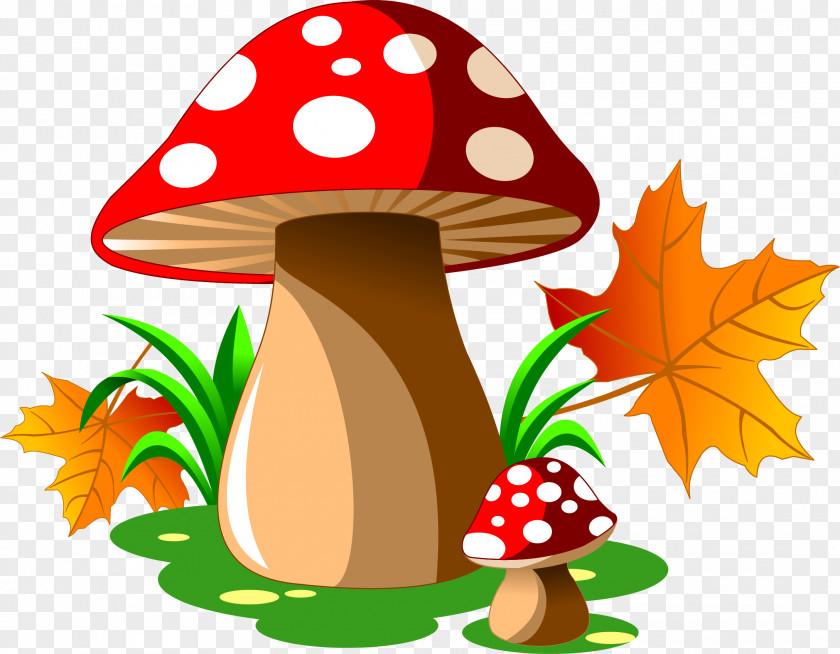 Red Dot Mushroom Cartoon Royalty-free Illustration PNG