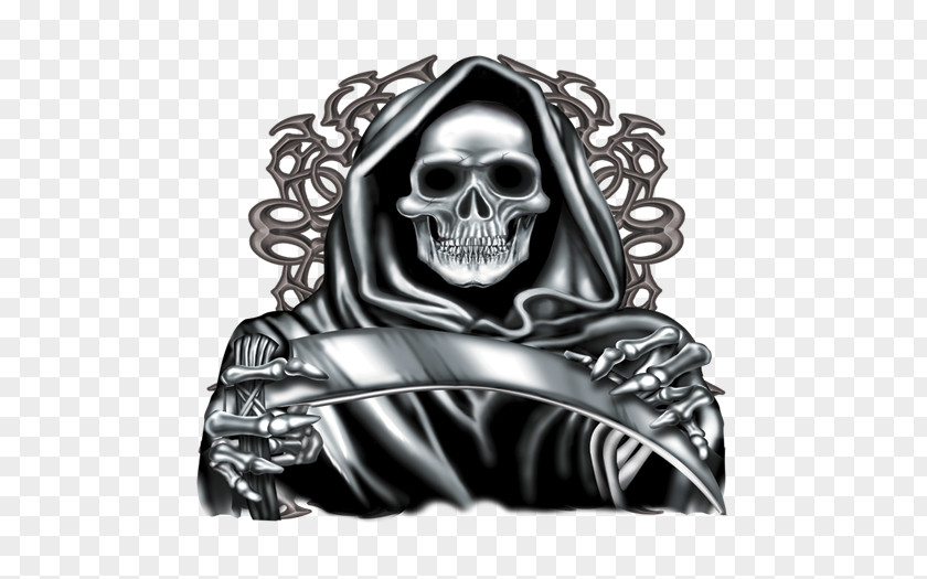 Grim Reaper T-shirt Clothing Crew Neck Sales PNG