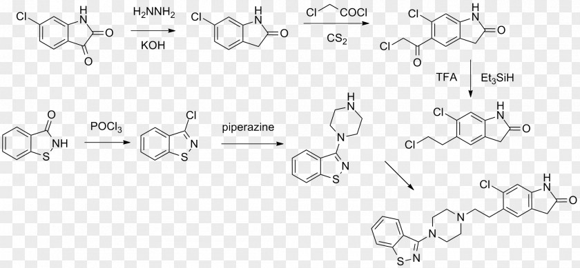 Synthesis Ziprasidone Pharmaceutical Drug Depression Escitalopram Anxiety PNG