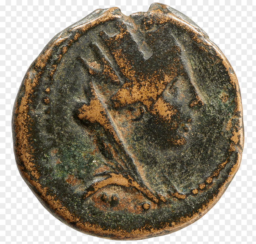 Bronze Tripod Roman Republic Coin Imperator Antioch Obverse And Reverse PNG