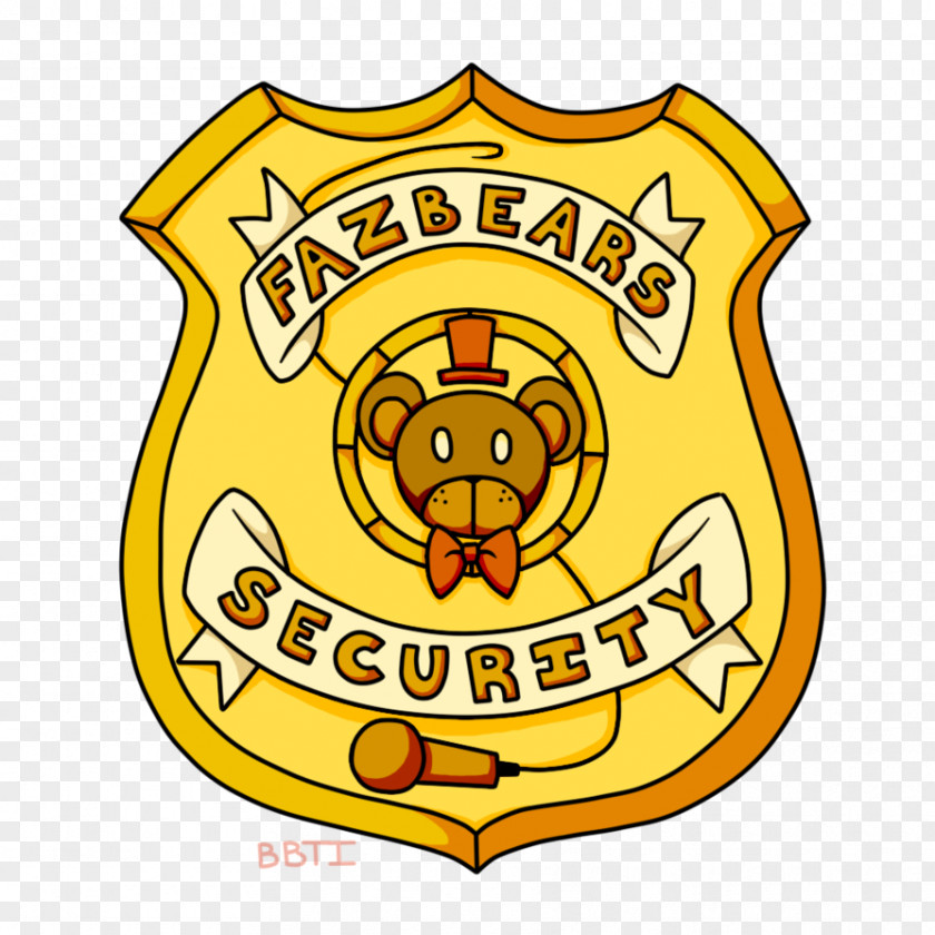 Security Badge FNaF World Five Nights At Freddy's 4 Guard PNG