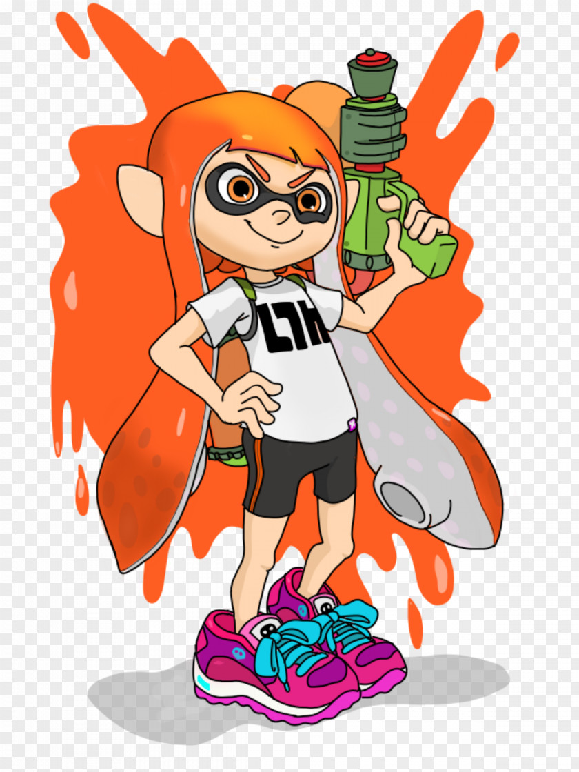 T-shirt Splatoon 2 Female Fan Art PNG