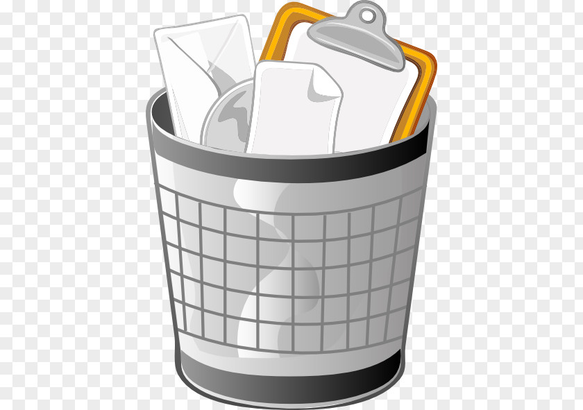 Trash Container Cliparts Waste Paper Clip Art PNG