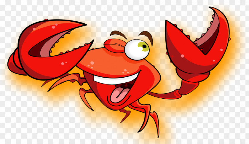 Cartoon Lobster Illustration PNG