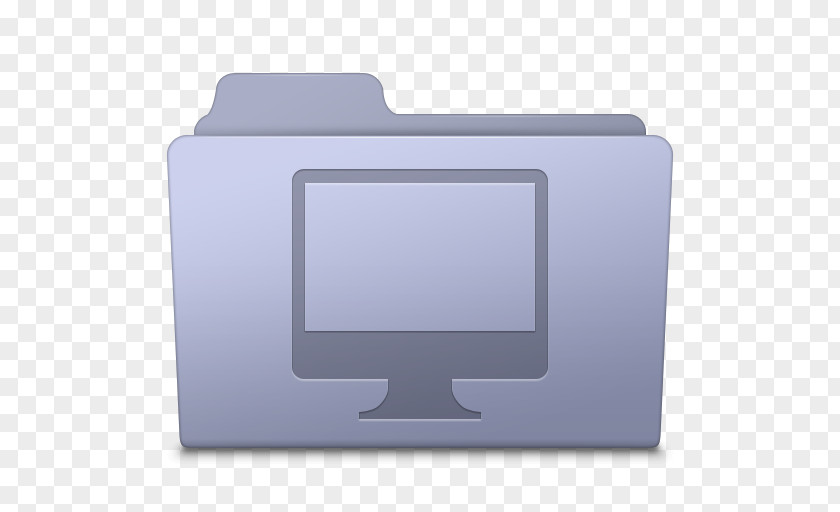Computer Folder Lavender Multimedia Icon Font PNG