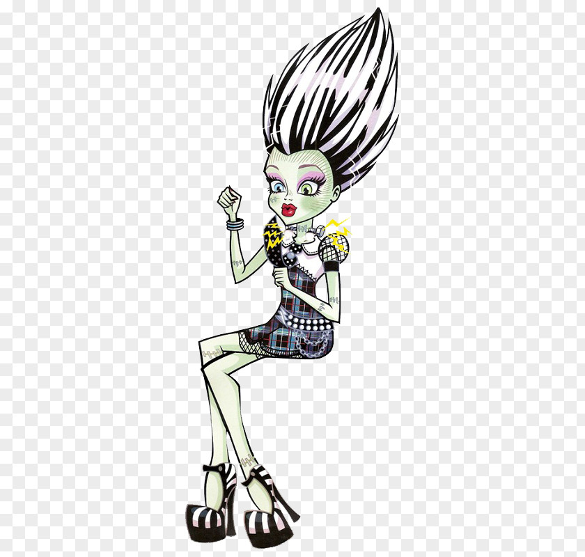 Frankie Stein Frankenstein Ghoul Monster High Doll PNG