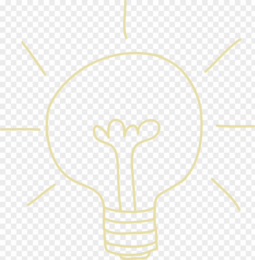 Yellow Line Light Bulb Area Rakieta Tenisowa Racket Pattern PNG