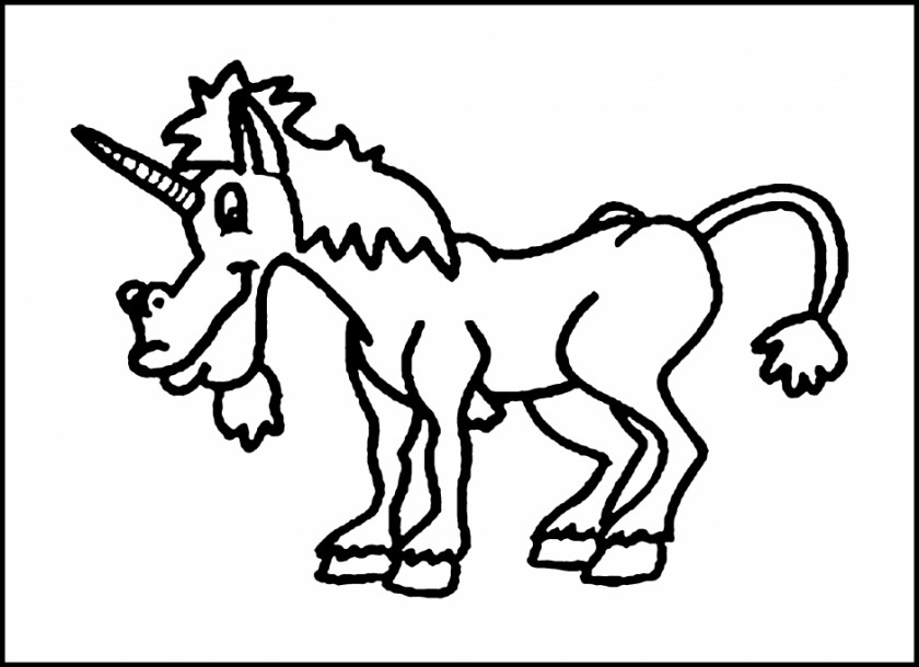 Beauty And The Beast Clipart Coloring Book Unicorn Child Legendary Creature Adult PNG